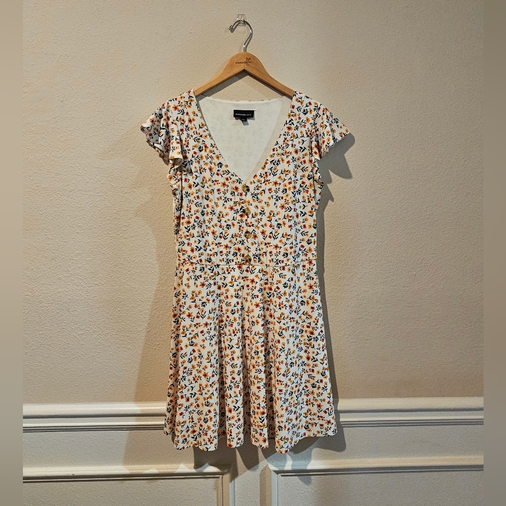Stitch Fix Fortune + Ivy Floral V-Neck Dress
